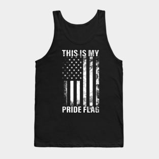 This Is My Pride Flag USA American Cool 4th of July Tank Top